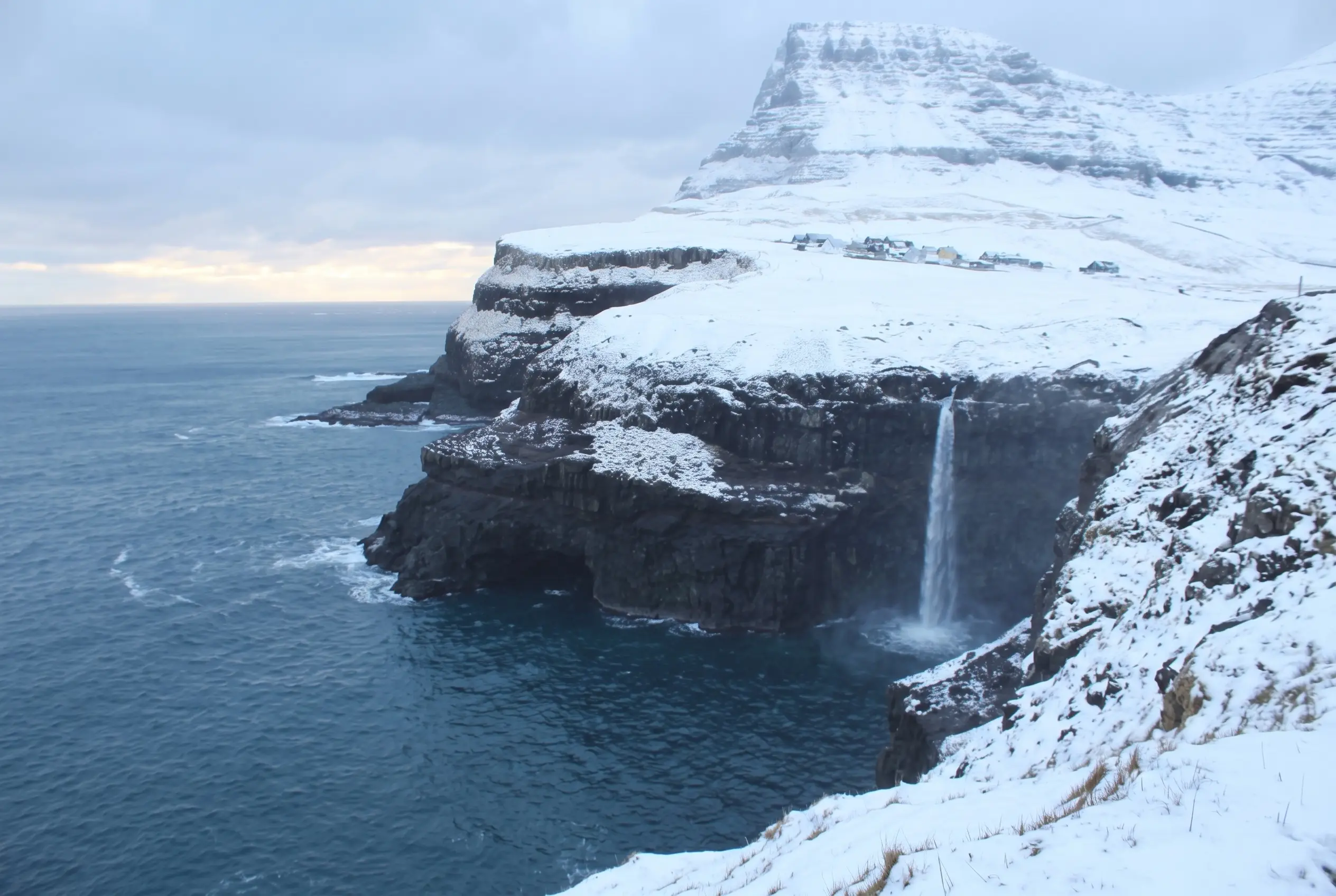 Las Islas Feroe en enero